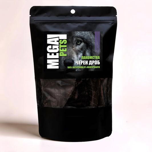 MEGA PETS Лакомство с ЧЕРЕН ДРОБ