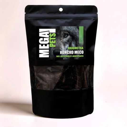 MEGA PETS Лакомство с КОНСКО МЕСО